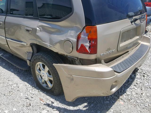 1GKDT13S062130714 - 2006 GMC ENVOY BEIGE photo 9