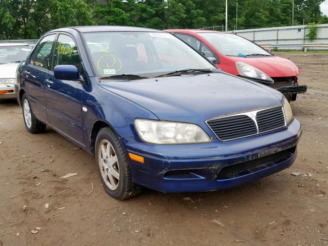 JA3AJ36E92U074498 - 2002 MITSUBISHI LANCER LS BLUE photo 1