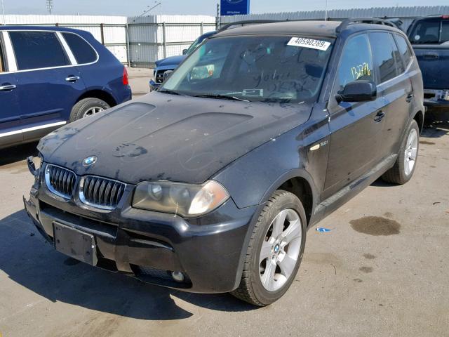 WBXPA93466WG82165 - 2006 BMW X3 3.0I BLACK photo 2