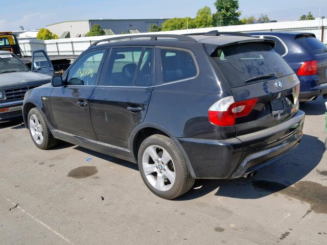 WBXPA93466WG82165 - 2006 BMW X3 3.0I BLACK photo 3