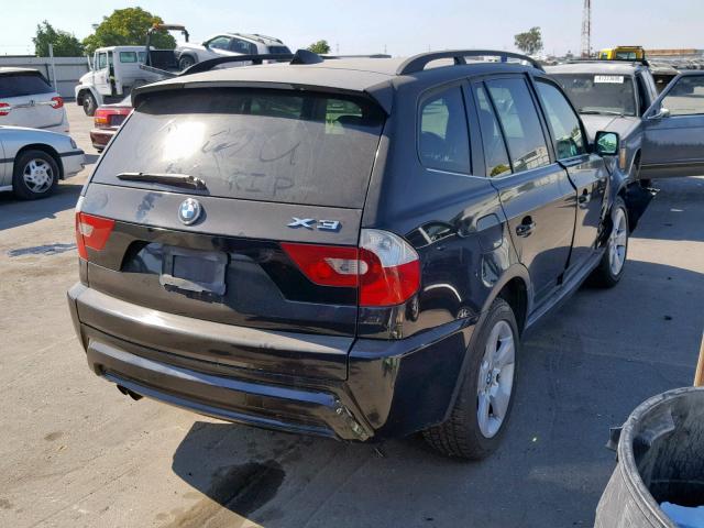 WBXPA93466WG82165 - 2006 BMW X3 3.0I BLACK photo 4