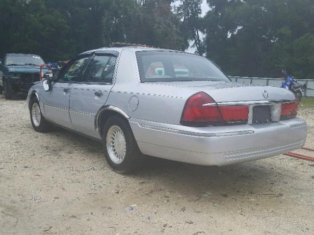 2MEFM75W1XX664869 - 1999 MERCURY GRAND MARQ SILVER photo 3