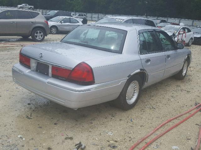 2MEFM75W1XX664869 - 1999 MERCURY GRAND MARQ SILVER photo 4