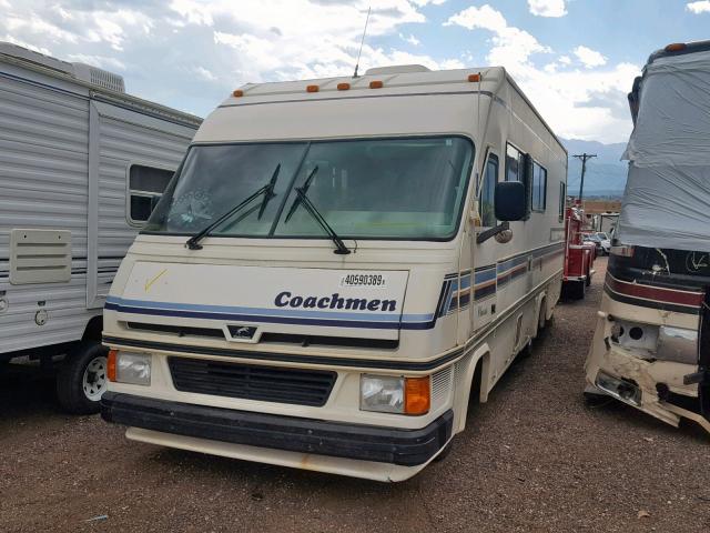 1GBKP37N6L3308868 - 1990 COAH RV WHITE photo 2