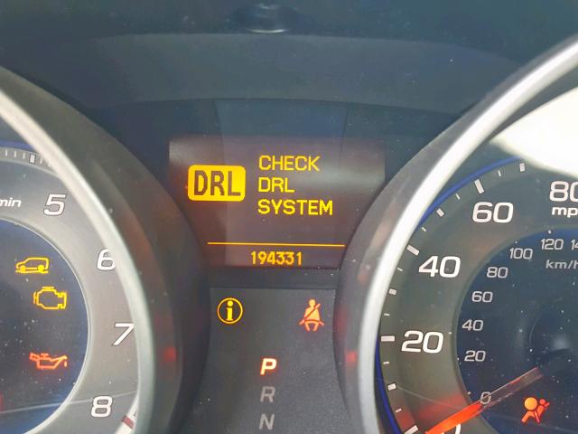 2HNYD28828H529898 - 2008 ACURA MDX SPORT BLACK photo 8