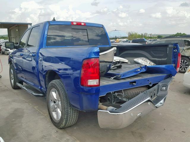 1C6RR6LT2GS107823 - 2016 RAM 1500 SLT BLUE photo 3