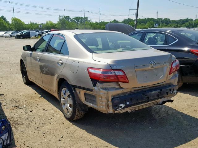 4T1BE46K57U054547 - 2007 TOYOTA CAMRY NEW GOLD photo 3