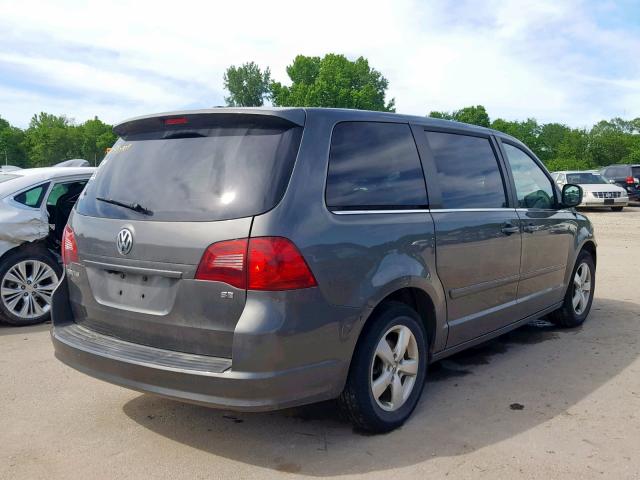 2V4RW3D14AR231250 - 2010 VOLKSWAGEN ROUTAN SE GRAY photo 4