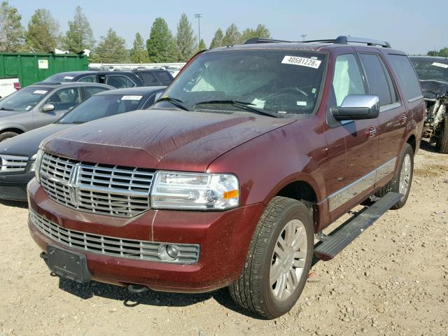 5LMJJ2J50CEL05134 - 2012 LINCOLN NAVIGATOR 勃艮第红 照片 2