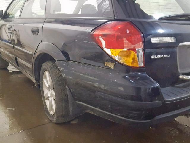 4S4BP61C367319601 - 2006 SUBARU LEGACY OUT BLACK photo 9