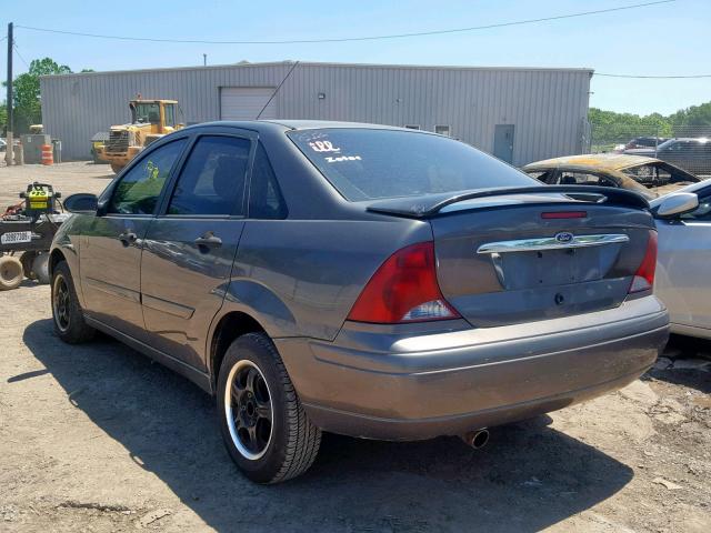 1FAFP38362W341155 - 2002 FORD FOCUS ZTS GRAY photo 3