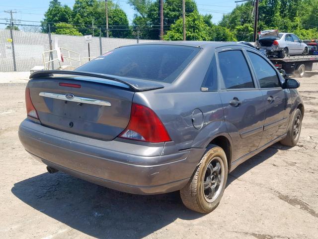 1FAFP38362W341155 - 2002 FORD FOCUS ZTS GRAY photo 4