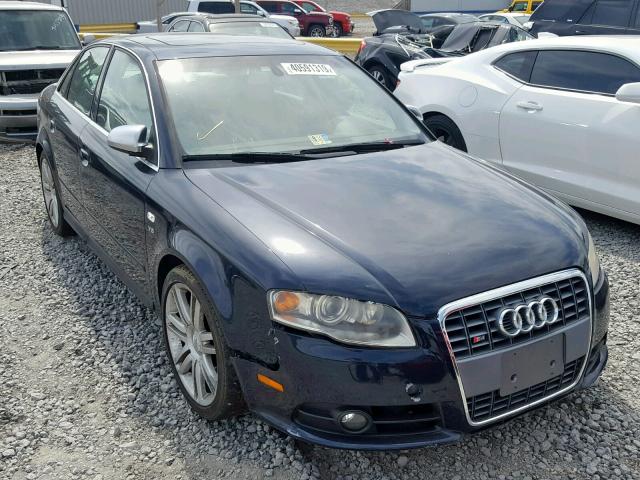 WAUGL78E07A108134 - 2007 AUDI NEW S4 QUA BLUE photo 1