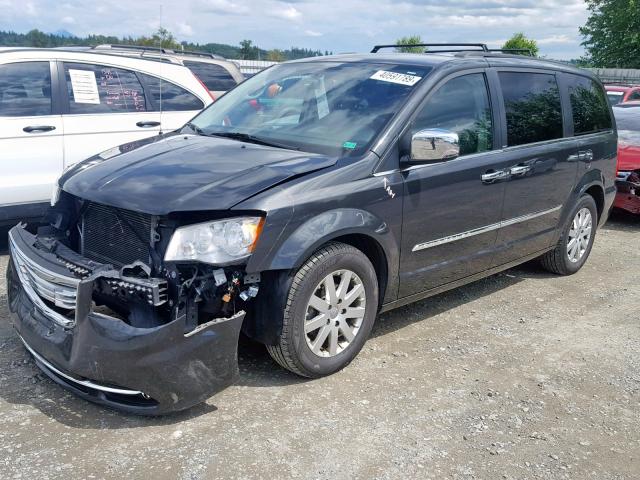 2A4RR8DG2BR746374 - 2011 CHRYSLER TOWN & COU GRAY photo 2