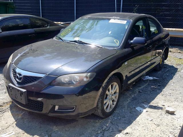 JM1BK32F371710391 - 2007 MAZDA 3 I BLACK photo 2