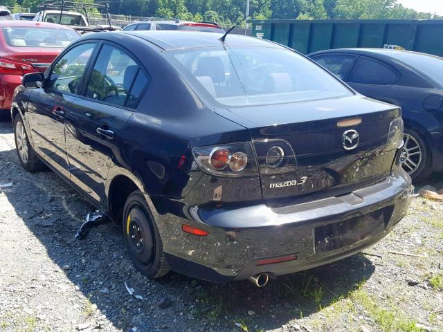 JM1BK32F371710391 - 2007 MAZDA 3 I BLACK photo 3