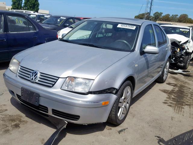 3VWSE69M74M031412 - 2004 VOLKSWAGEN JETTA GLS GRAY photo 2