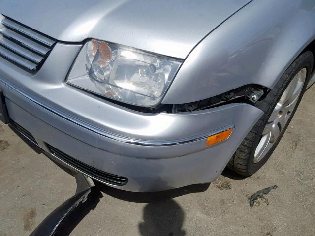 3VWSE69M74M031412 - 2004 VOLKSWAGEN JETTA GLS GRAY photo 9