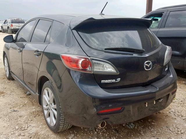 JM1BL1K60B1377724 - 2011 MAZDA 3 S BLACK photo 3