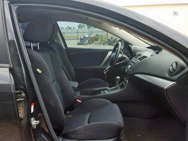 JM1BL1K60B1377724 - 2011 MAZDA 3 S BLACK photo 5