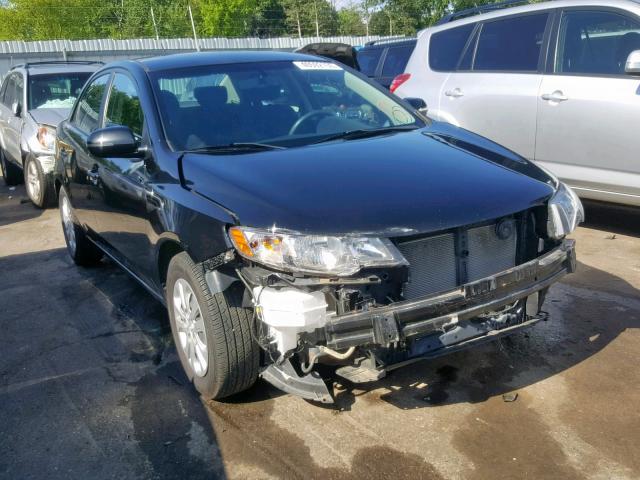 KNAFU4A27D5672682 - 2013 KIA FORTE EX BLACK photo 1