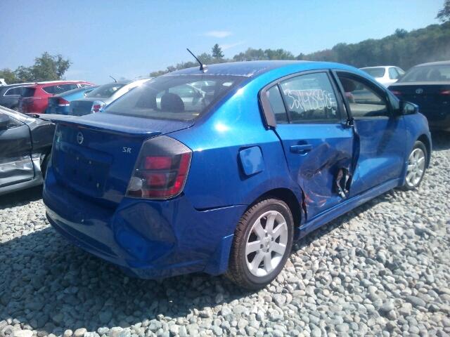 3N1AB6AP4AL720180 - 2010 NISSAN SENTRA 2.0 BLUE photo 4