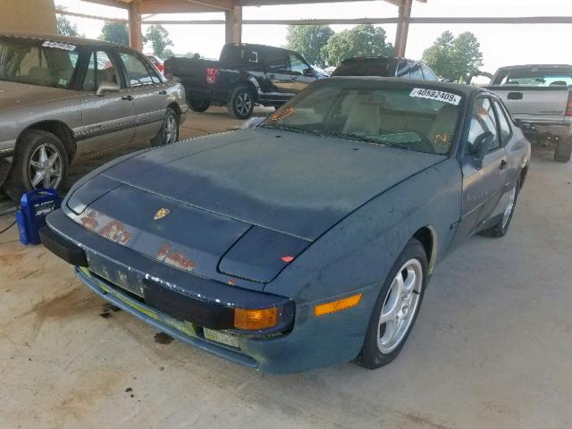 WP0AA0944HN452989 - 1987 PORSCHE 944 S BLUE photo 2