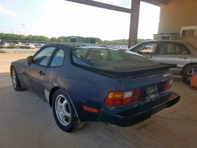 WP0AA0944HN452989 - 1987 PORSCHE 944 S BLUE photo 3