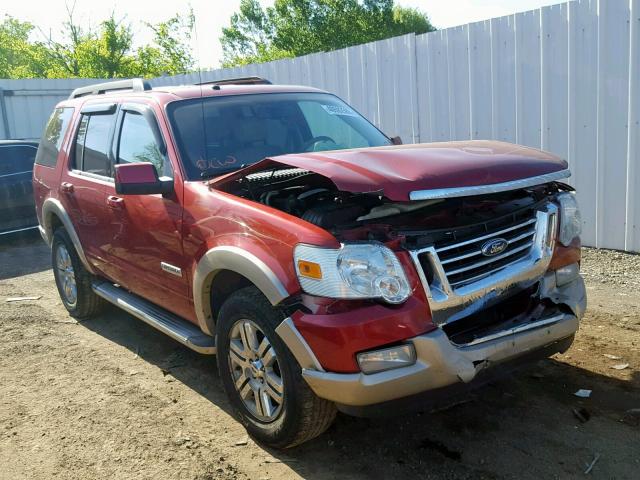 1FMEU74E68UA00643 - 2008 FORD EXPLORER E RED photo 1