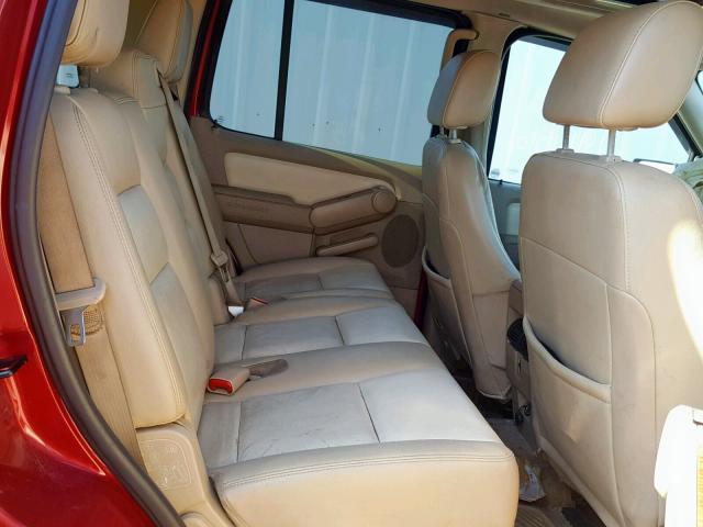 1FMEU74E68UA00643 - 2008 FORD EXPLORER E RED photo 6