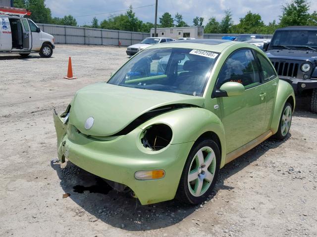 3VWCD21C13M402923 - 2003 VOLKSWAGEN NEW BEETLE GREEN photo 2