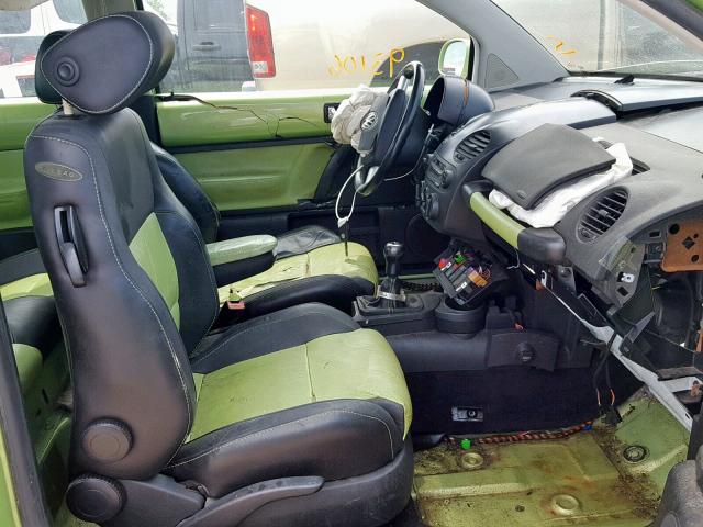 3VWCD21C13M402923 - 2003 VOLKSWAGEN NEW BEETLE GREEN photo 5
