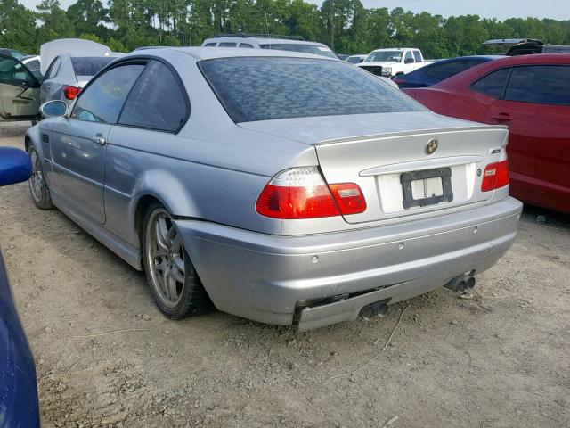 WBSBL93443JR24550 - 2003 BMW M3 SILVER photo 3