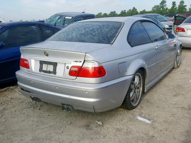 WBSBL93443JR24550 - 2003 BMW M3 SILVER photo 4