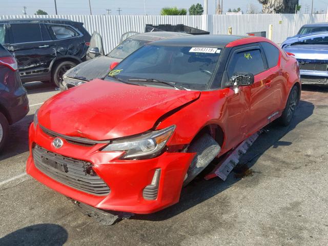 JTKJF5C75E3086896 - 2014 TOYOTA SCION TC წითელი ფოტო 2