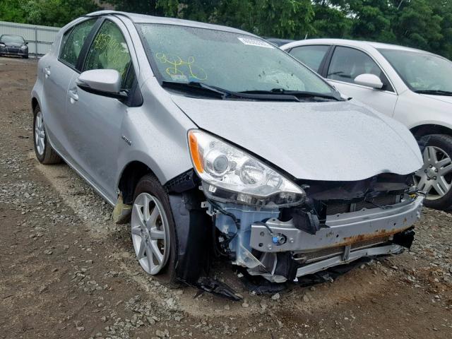 JTDKDTB30D1545864 - 2013 TOYOTA PRIUS C SILVER photo 1