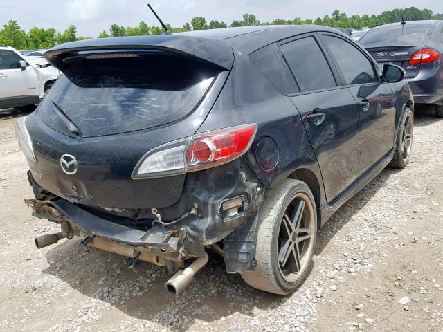 JM1BL1H53A1185209 - 2010 MAZDA 3 S BLACK photo 4