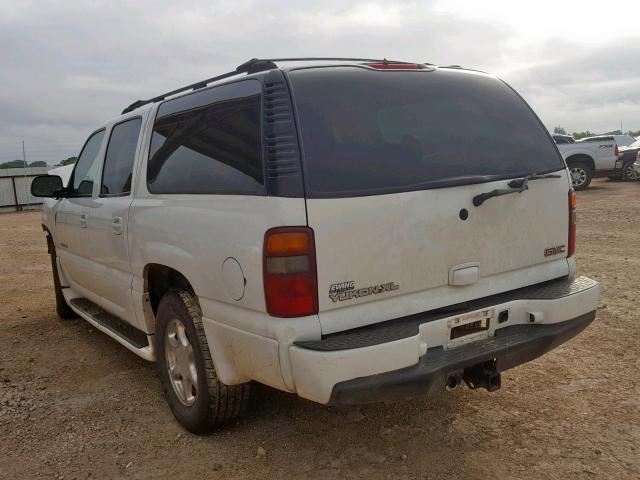 1GKFK66U63J282519 - 2003 GMC YUKON XL D WHITE photo 3