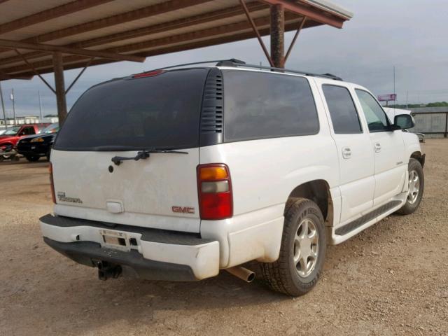 1GKFK66U63J282519 - 2003 GMC YUKON XL D WHITE photo 4