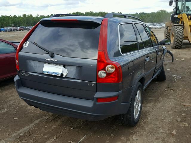 YV1CZ592151204001 - 2005 VOLVO XC90 CHARCOAL photo 4