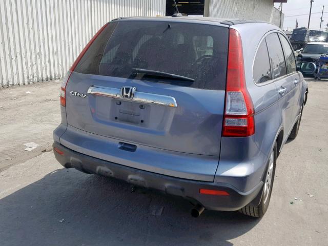 JHLRE38737C022775 - 2007 HONDA CR-V EXL SILVER photo 4