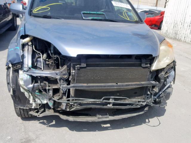 JHLRE38737C022775 - 2007 HONDA CR-V EXL SILVER photo 9