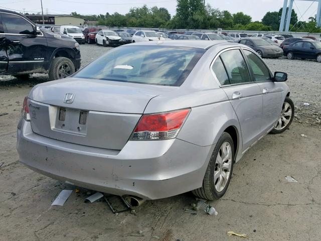 1HGCP2F80AA123831 - 2010 HONDA ACCORD EXL SILVER photo 4