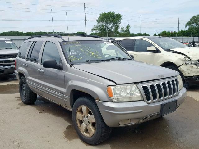 1J4GW58N71C572624 - 2001 JEEP GRAND CHER SILVER photo 1