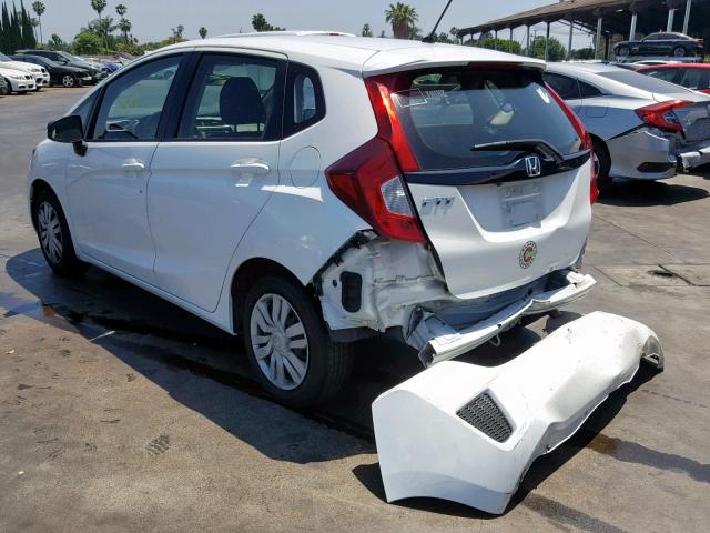 JHMGK5H59GS004244 - 2016 HONDA FIT LX WHITE photo 3