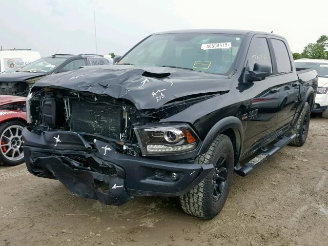 1C6RR7YT2JS163265 - 2018 RAM 1500 REBEL BLACK photo 2