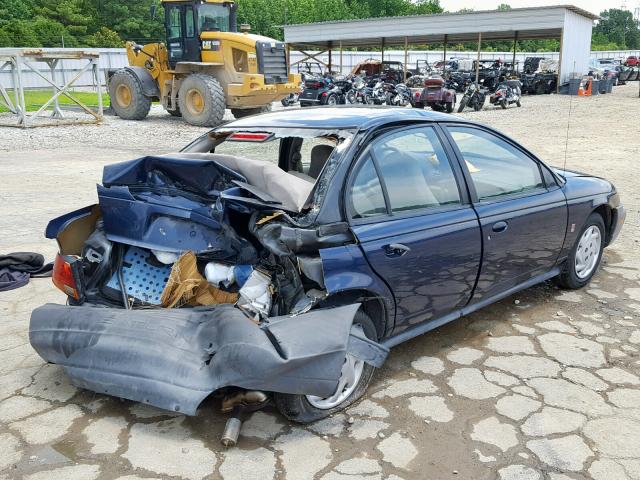 1G8ZF5285XZ213810 - 1999 SATURN SL BLUE photo 4