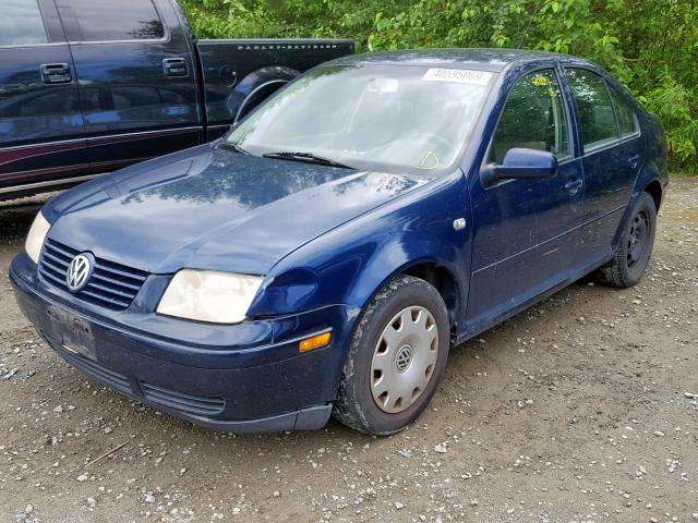 3VWSK69M32M191731 - 2002 VOLKSWAGEN JETTA GLS BLUE photo 2