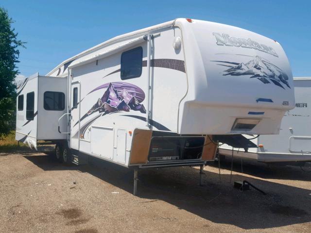 4VDF3402584700382 - 2008 KEYSTONE MONTANA WHITE photo 1