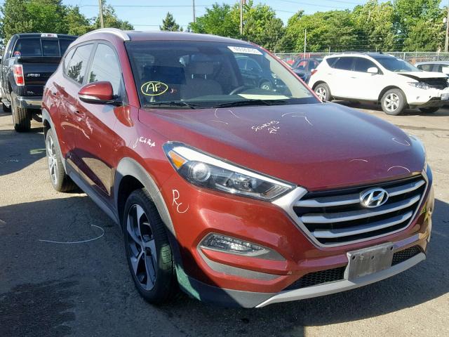 KM8J3CA27HU412123 - 2017 HYUNDAI TUCSON LIM MAROON photo 1